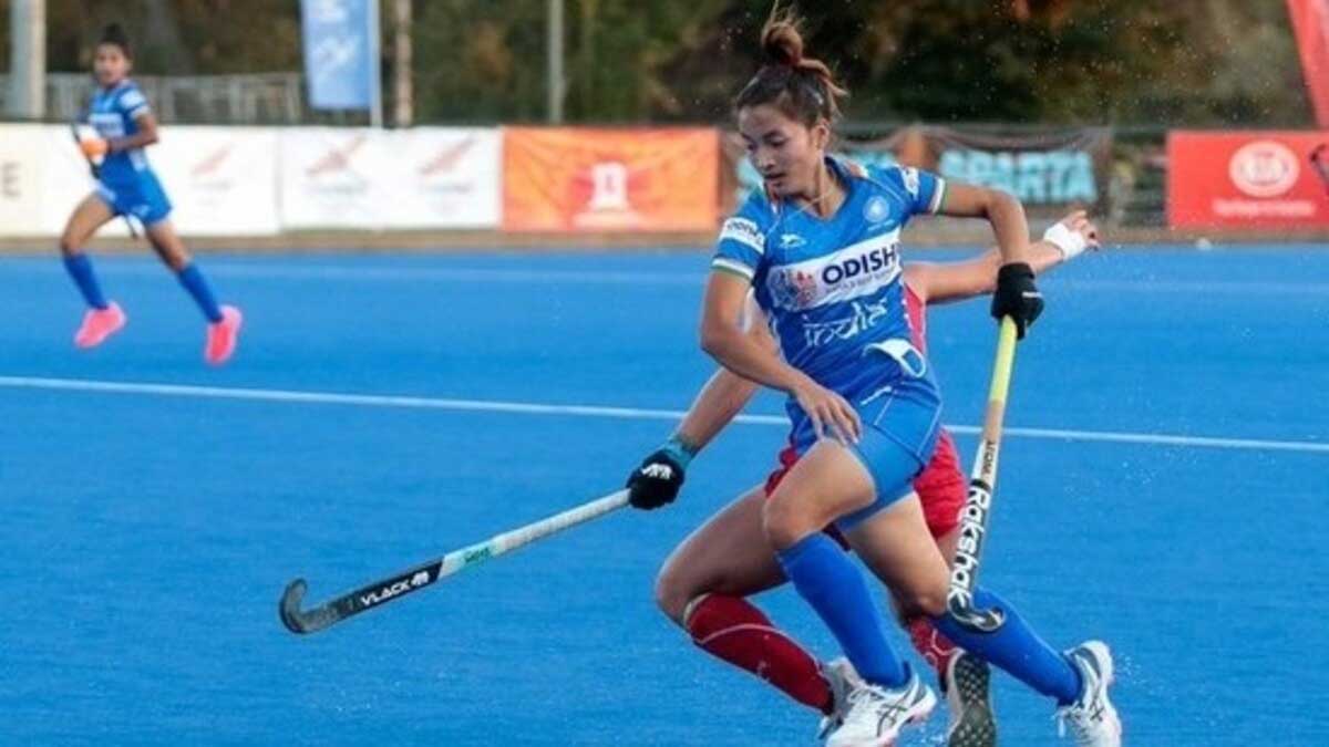 Indian Junior Women's Hockey team won 2-0