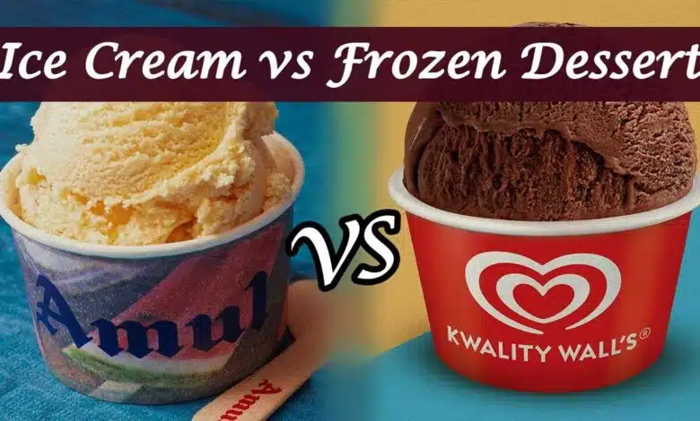 Is Ice cream really ice cream or frozen desserts? know the difference