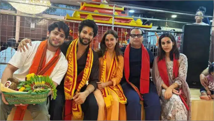 Ishq Vishk Rebound cast takes blessings at Siddhivinayak temple