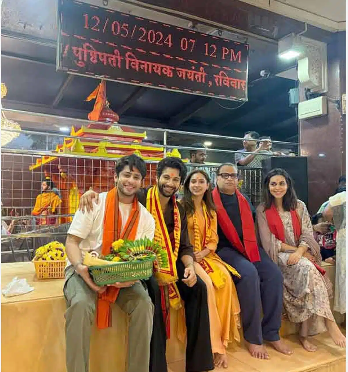 Ishq Vishk Rebound cast takes blessings at Siddhivinayak temple