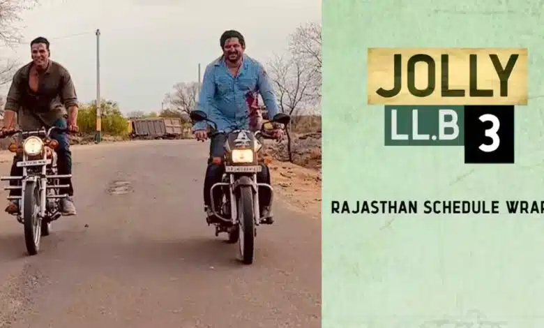 'Jolly LLB 3' cast completes Rajasthan schedule