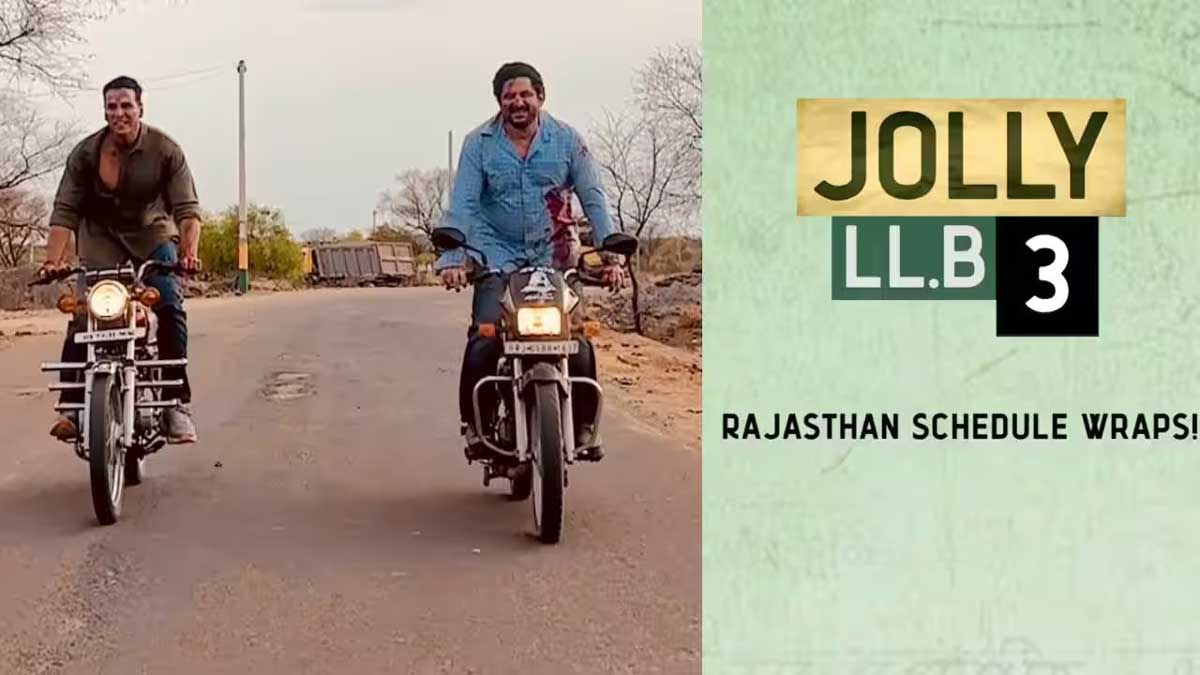 'Jolly LLB 3' cast completes Rajasthan schedule
