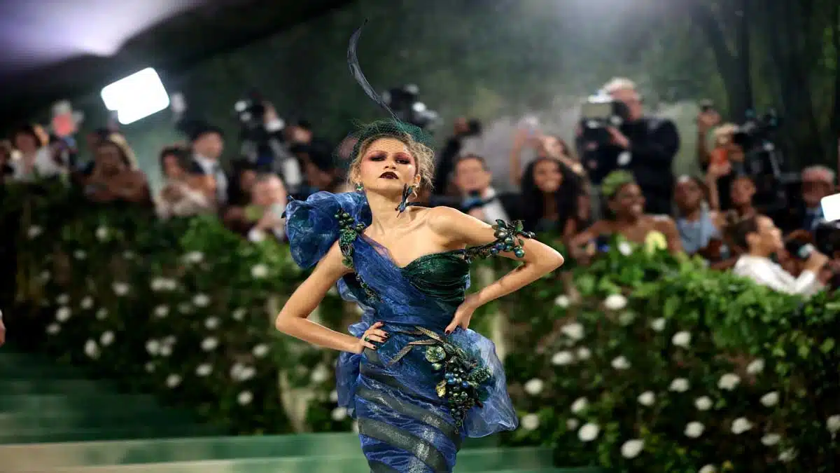 Met Gala 2024 red carpet transformed into an enchanting garden wonderland