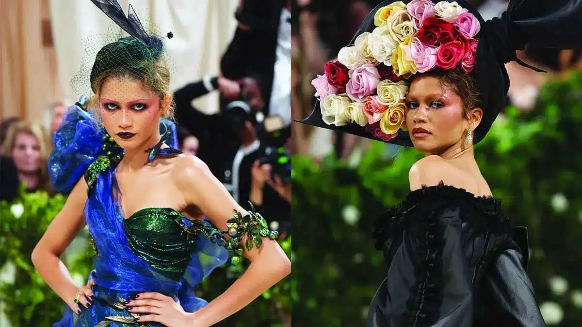 Met Gala 2024 red carpet transformed into an enchanting garden wonderland