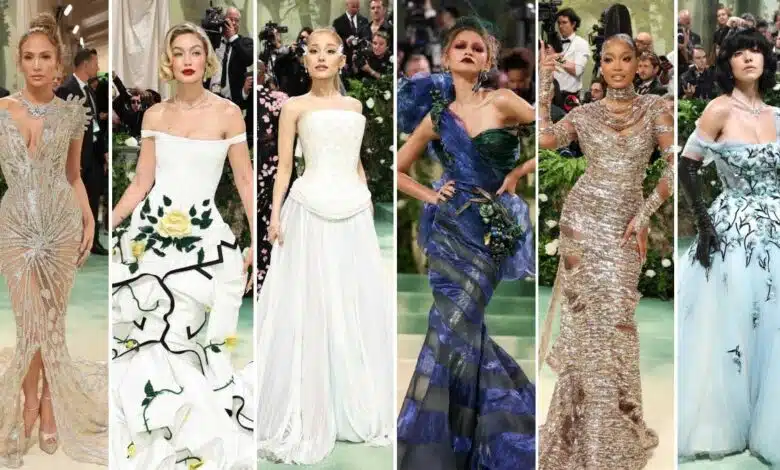 Met Gala 2024 red carpet transformed into an enchanting garden wonderland