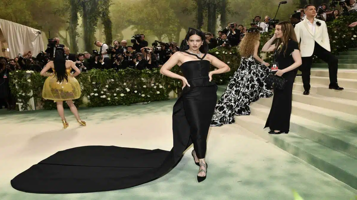 Met Gala 2024 red carpet transformed into an enchanting garden wonderland