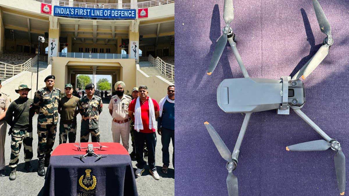 Punjab BSF recovers 2 China made drones in Amritsar