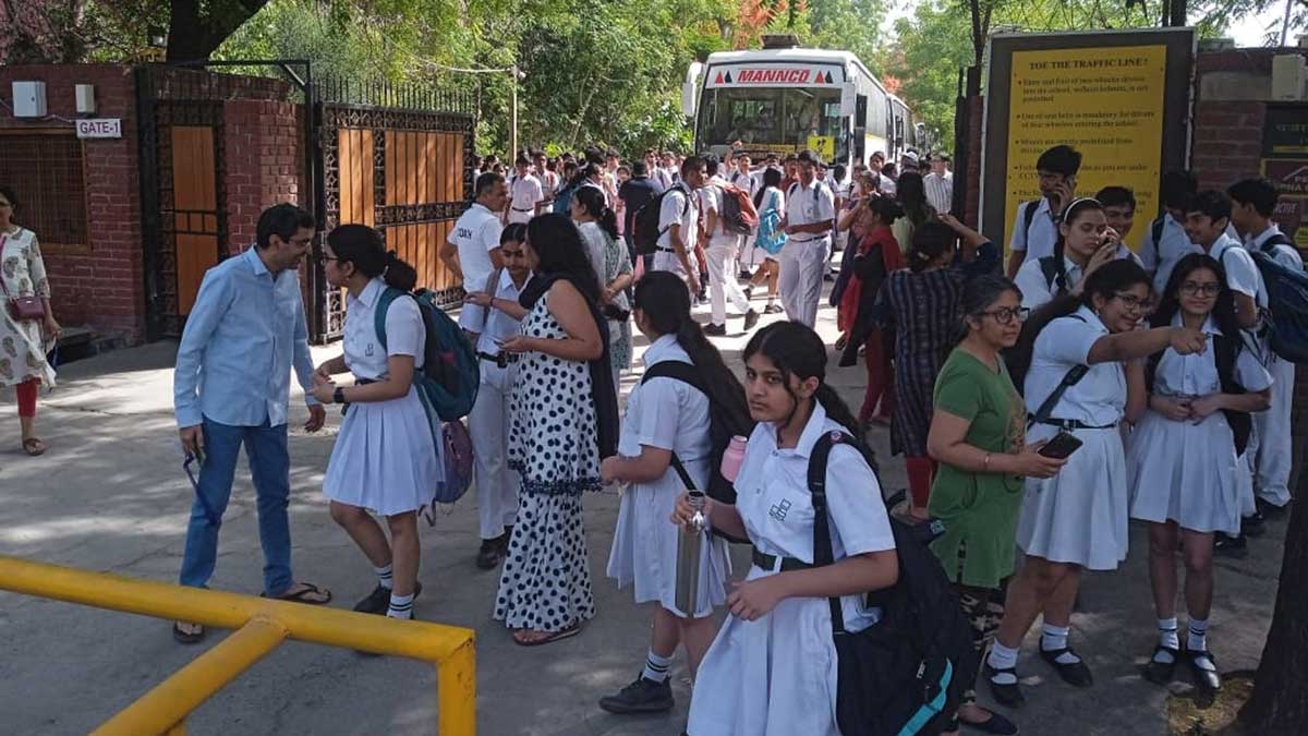 Schools received bomb threats in Delhi-NCR