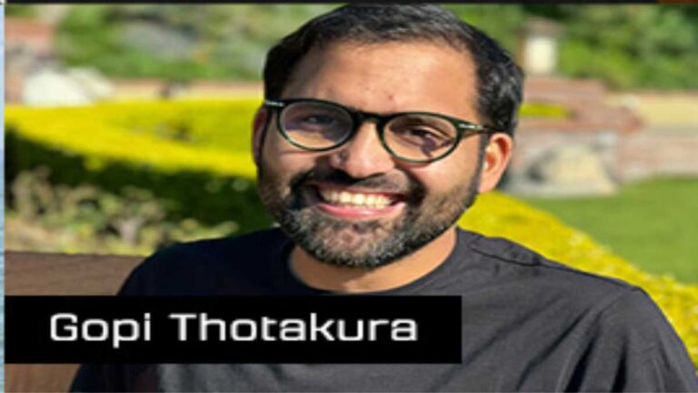 Gopi Thotakura बने पहले भारतीय अंतरिक्ष पर्यटक