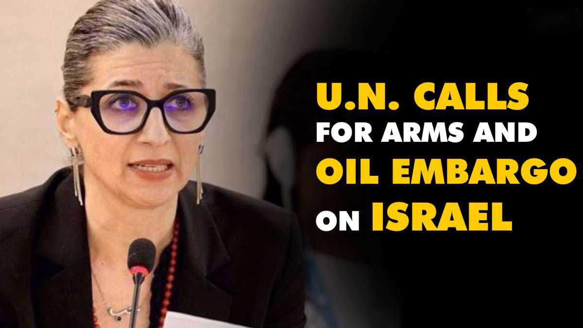 UN calls for "decisive international action" against Israel