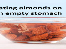 What are the benefits of eating Almonds on an empty stomach in the morning