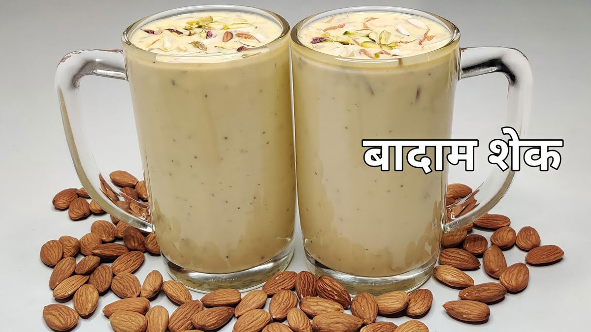 What is Almond shake made of