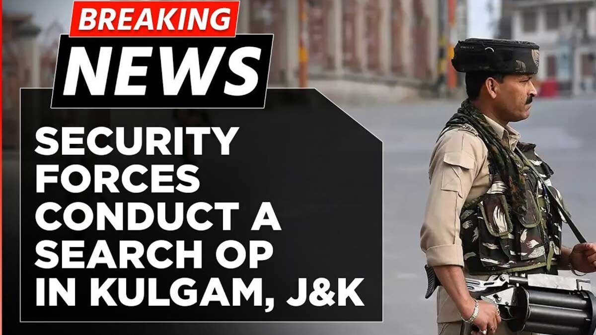 firing amid security forces and terrorists in J-K Kulgam