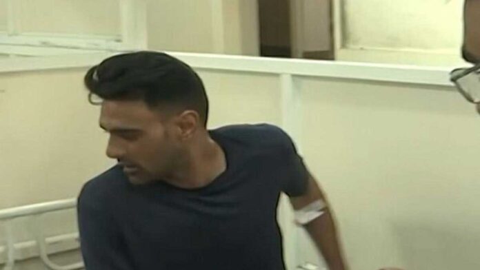 Jaipur A criminal trying to escape from police custody was caught after being shot in the leg