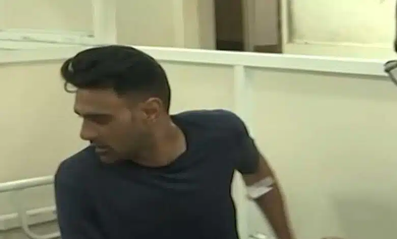 Jaipur A criminal trying to escape from police custody was caught after being shot in the leg