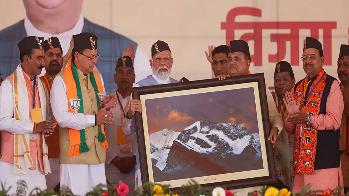 "Modi government again for the 3rd time" in Uttarakhand