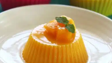 4-Ingredient Mango Pudding Recipe