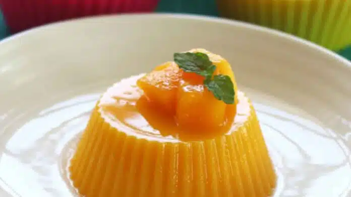 4-Ingredient Mango Pudding Recipe