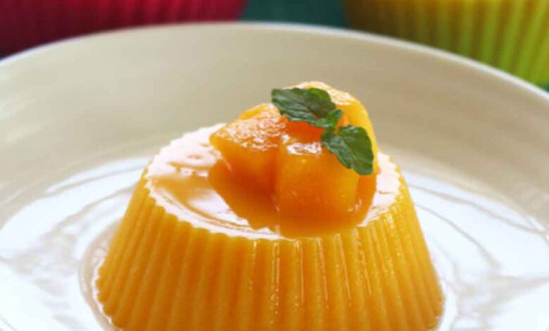 4-Ingredient Mango Pudding Recipe