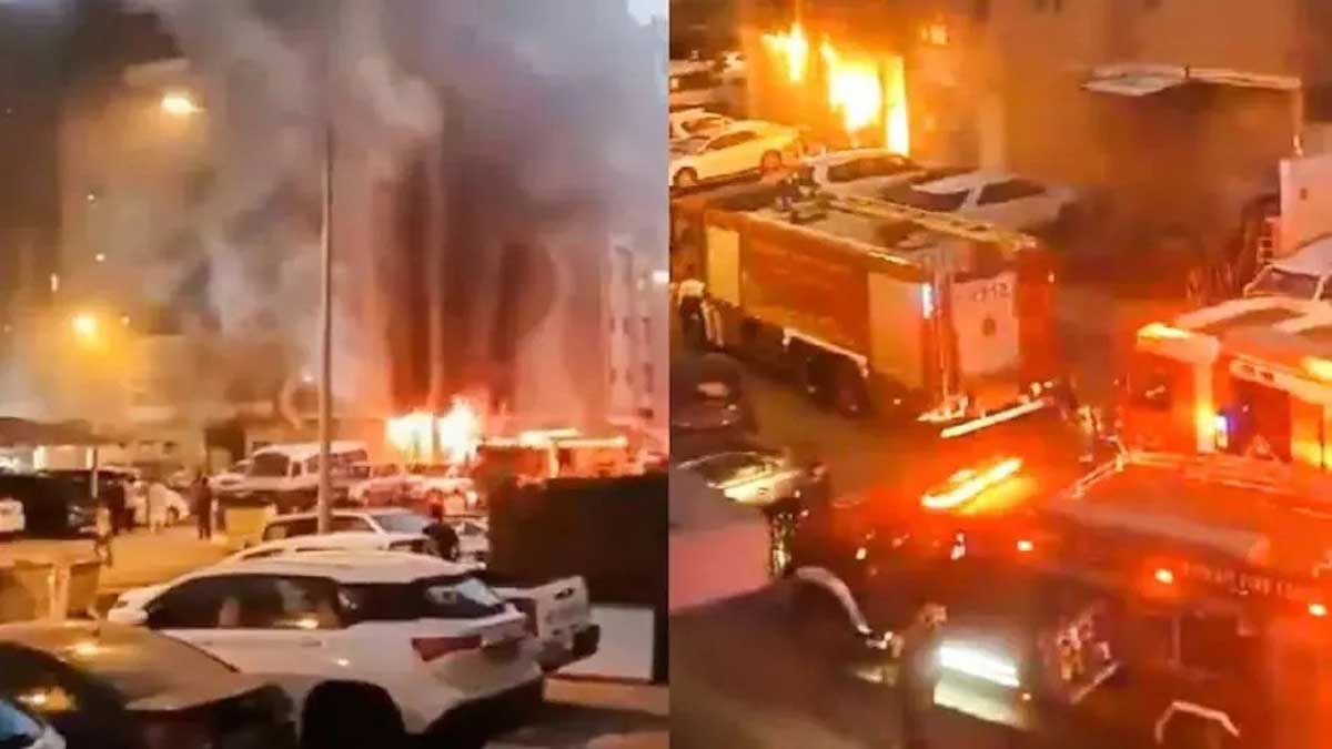 40 Indians killed, 50 others injured in fire in Kuwait.