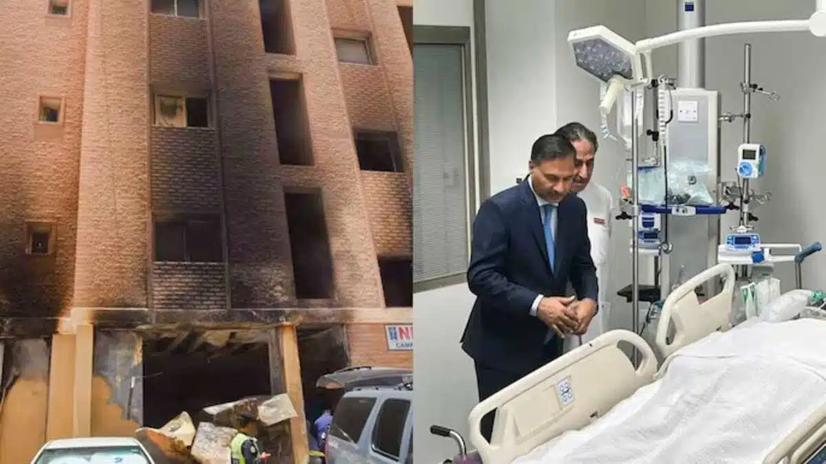 40 Indians killed, 50 others injured in fire in Kuwait.