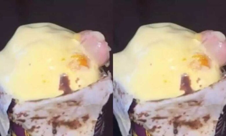 A severed human finger found in ice cream ordered online in Mumbai