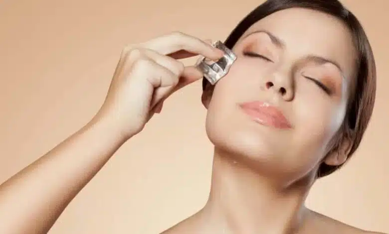 Applying ice on the face can cause problems, be cautious