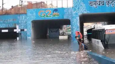 BJP targets AAP due to waterlogging in many areas of Delhi