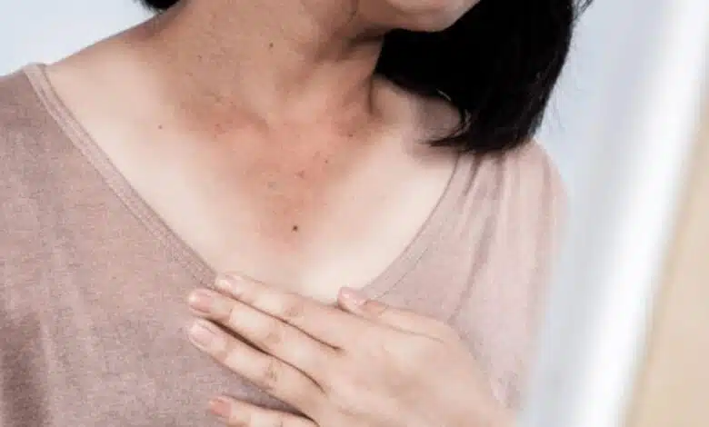 Clean the dark skin of the Neck like this