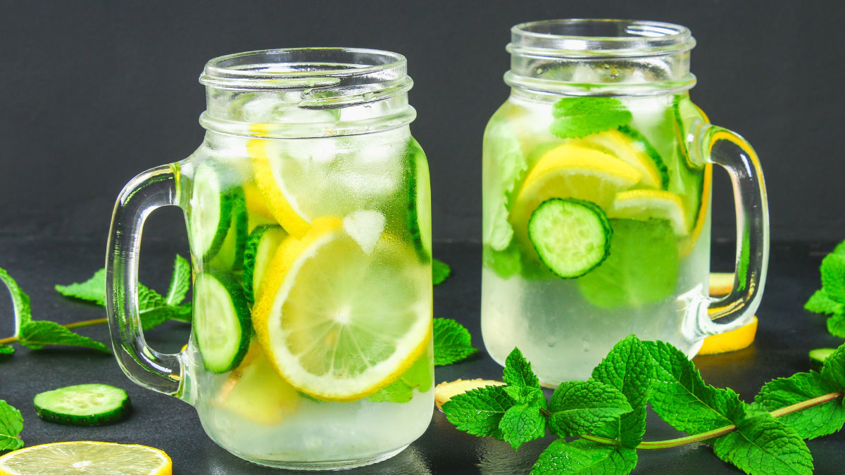 Drink Mint Lemonade in the scorching heat, it will refresh you