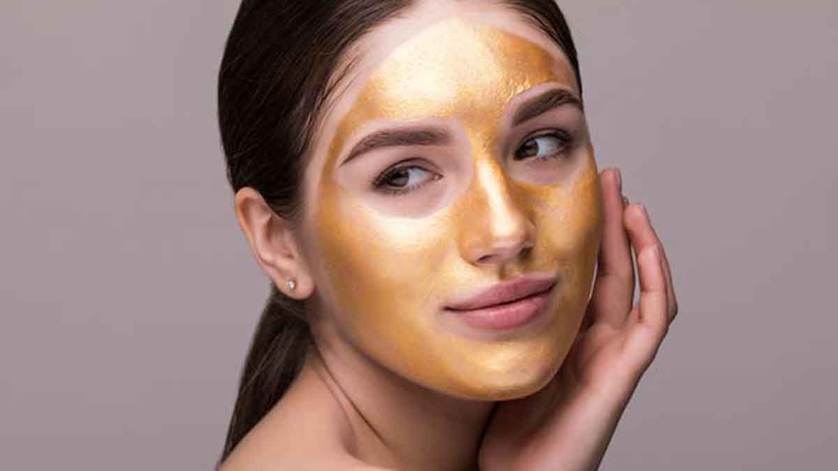 Eid Special Glowing Gold Face Mask