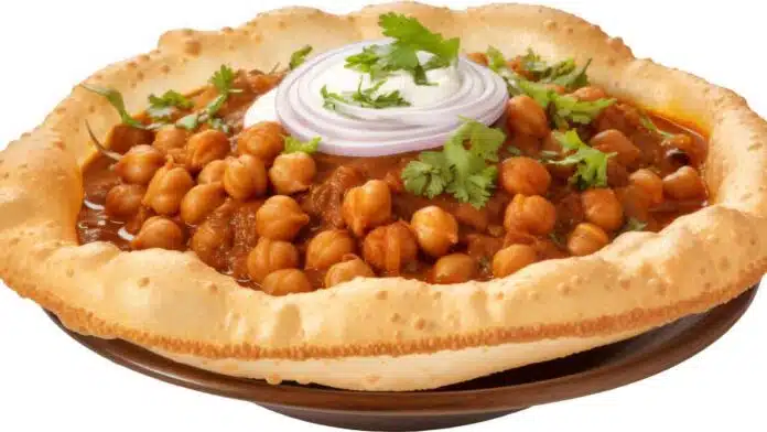 Famous Chole Bhature shop in Delhi