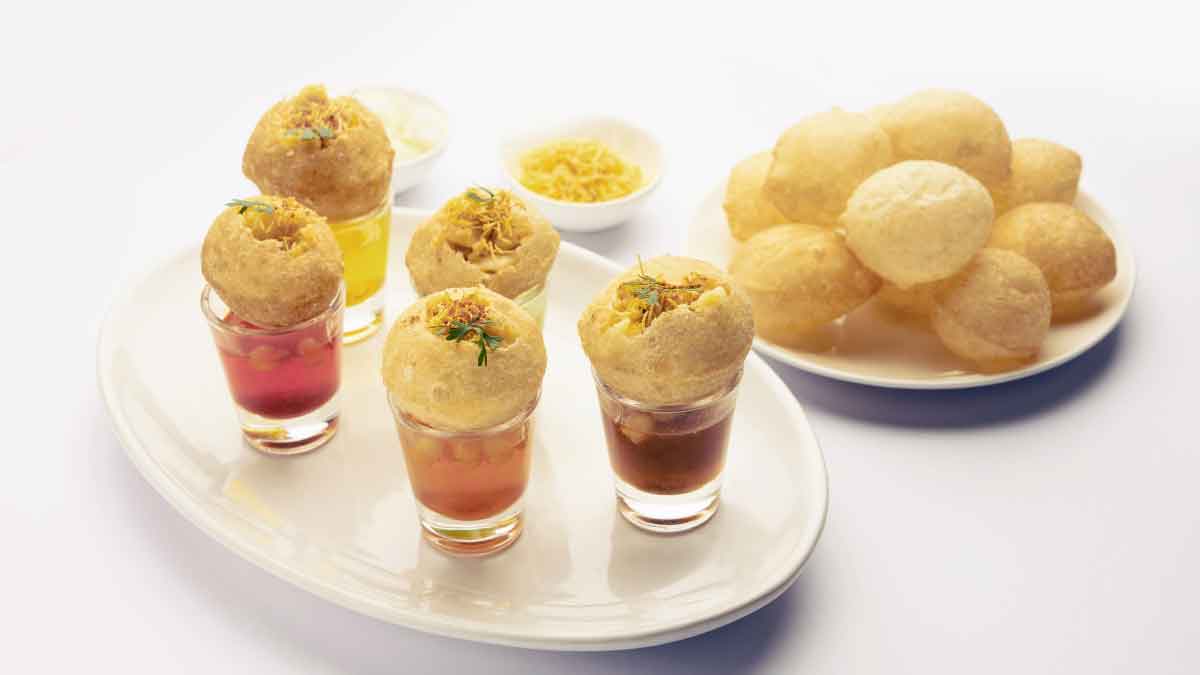 Golgappas made from this thing are not made from flour and semolina the taste of tikki is also amazing 2