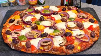 How to make Masoor dal-base pizza