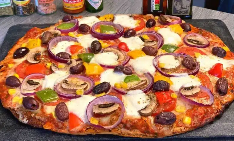 How to make Masoor dal-base pizza