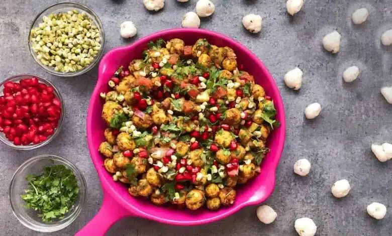 Make spicy makhana dahi chaat for evening snacks, the recipe is tasty, healthy and easy