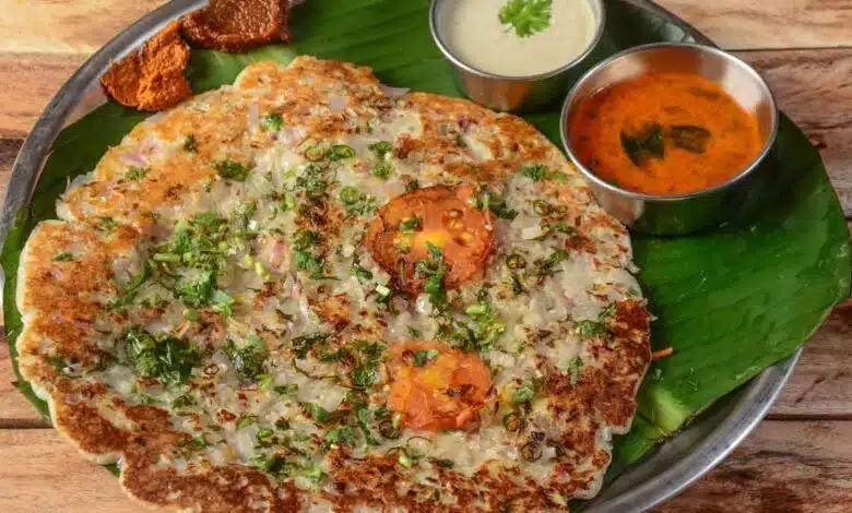 Make tasty masala Uttapam quickly for breakfast