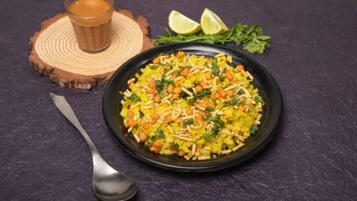 Make this easy and tasty breakfast without frying with Potato poha