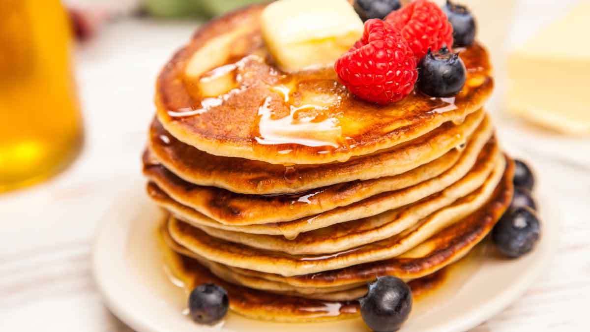 Make this tasty breakfast with one cup of wheat flour