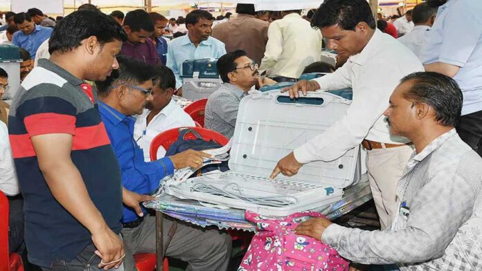 NDA has gained half the lead Election Commission