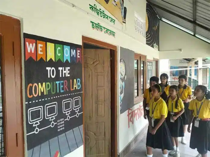 Private school in Assam is providing free education to underprivileged children