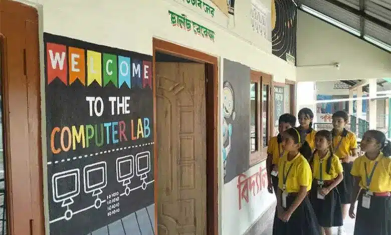 Private school in Assam is providing free education to underprivileged children