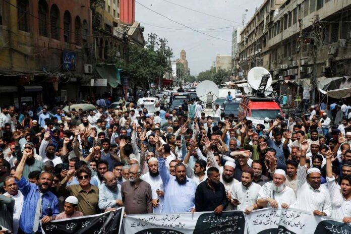 Protests due to power crisis in Pakistan