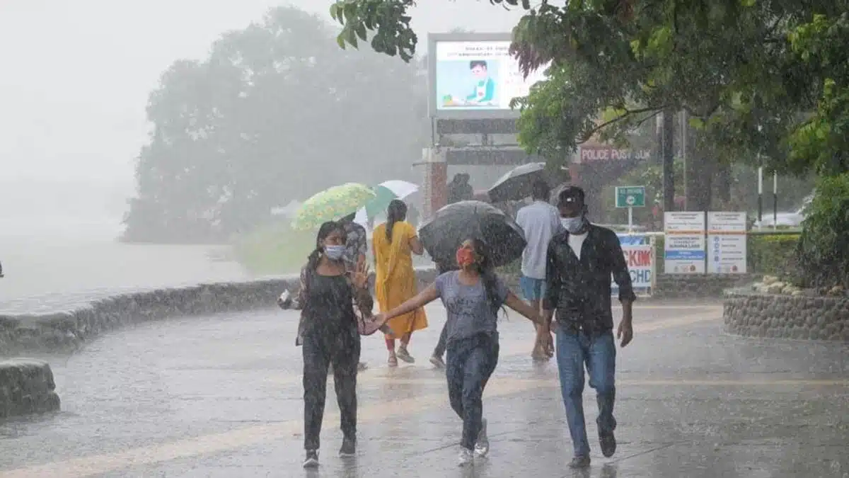 Rain and strong wind alert in 10 districts of Madhya Pradesh IMD