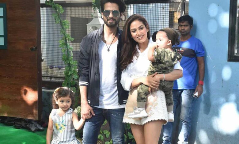 Shahid Kapoor shared a glimpse of the precious moments spent with his family