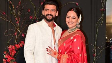 Sonakshi Sinha and Zaheer Iqbal danced to Tere Mast Mast Do Nain at their reception