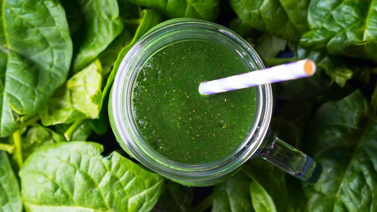 Spinach Chia Smoothie Spinach Smoothie with Chia Seeds