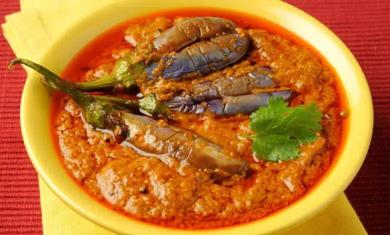 Stuffed brinjal like a dhaba, this way the taste of the vegetable doubles