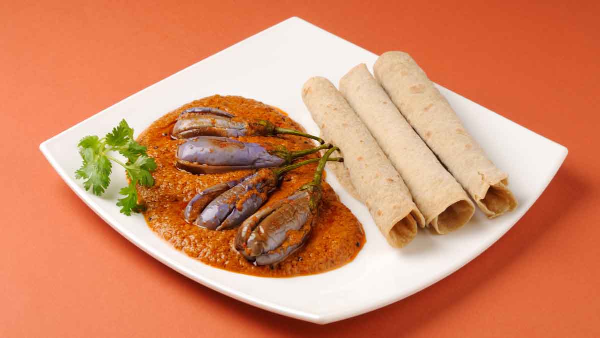 Stuffed brinjal like a dhaba, this way the taste of the vegetable doubles