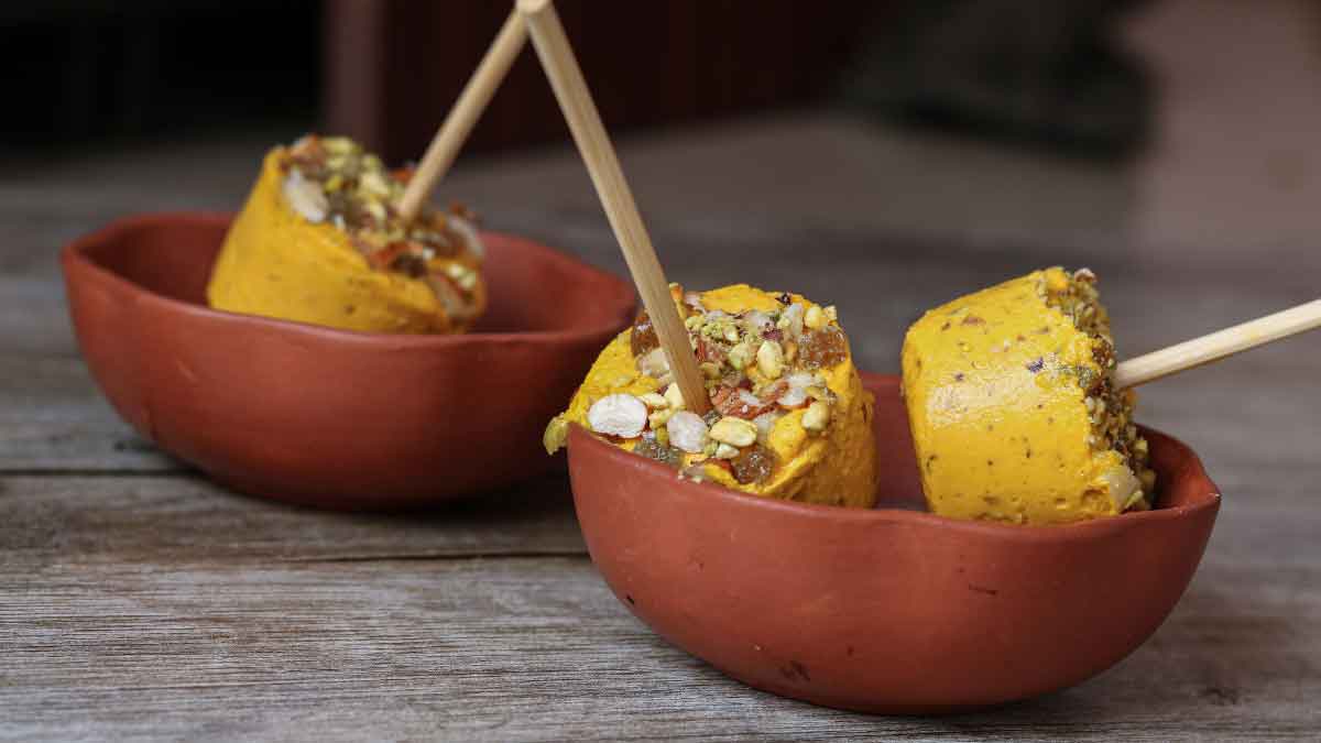 Take a summer day and make it better with homemade Mango Malai Kulfi